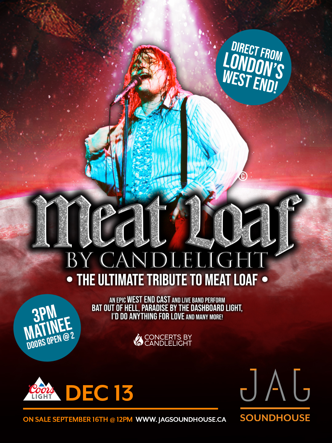 Meatloaf by Candlelight
